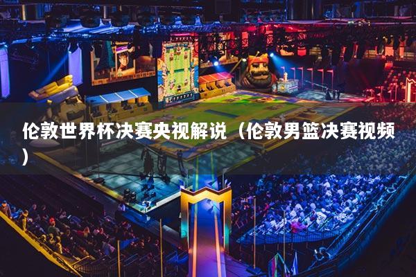 伦敦世界杯决赛央视解说（伦敦男篮决赛视频）